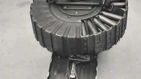 Lewis Aircraft Machine Gun function in a contemporary stop motion animation