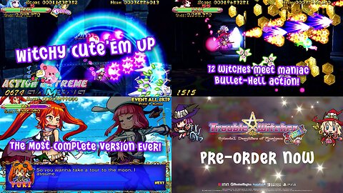 Trouble Witches Final! Episode 01: Daughters of Amalgam (Nintendo Switch and Playstation 4) Pre-Order Trailer
