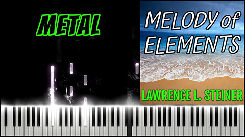 METAL – Melody of Elements | Piano Tutorial & MIDI Visualization