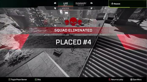 Hiding to 4th place