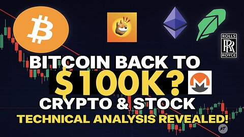 🚀 Bitcoin Back to $100K? Crypto & Stock Technical Analysis Revealed!