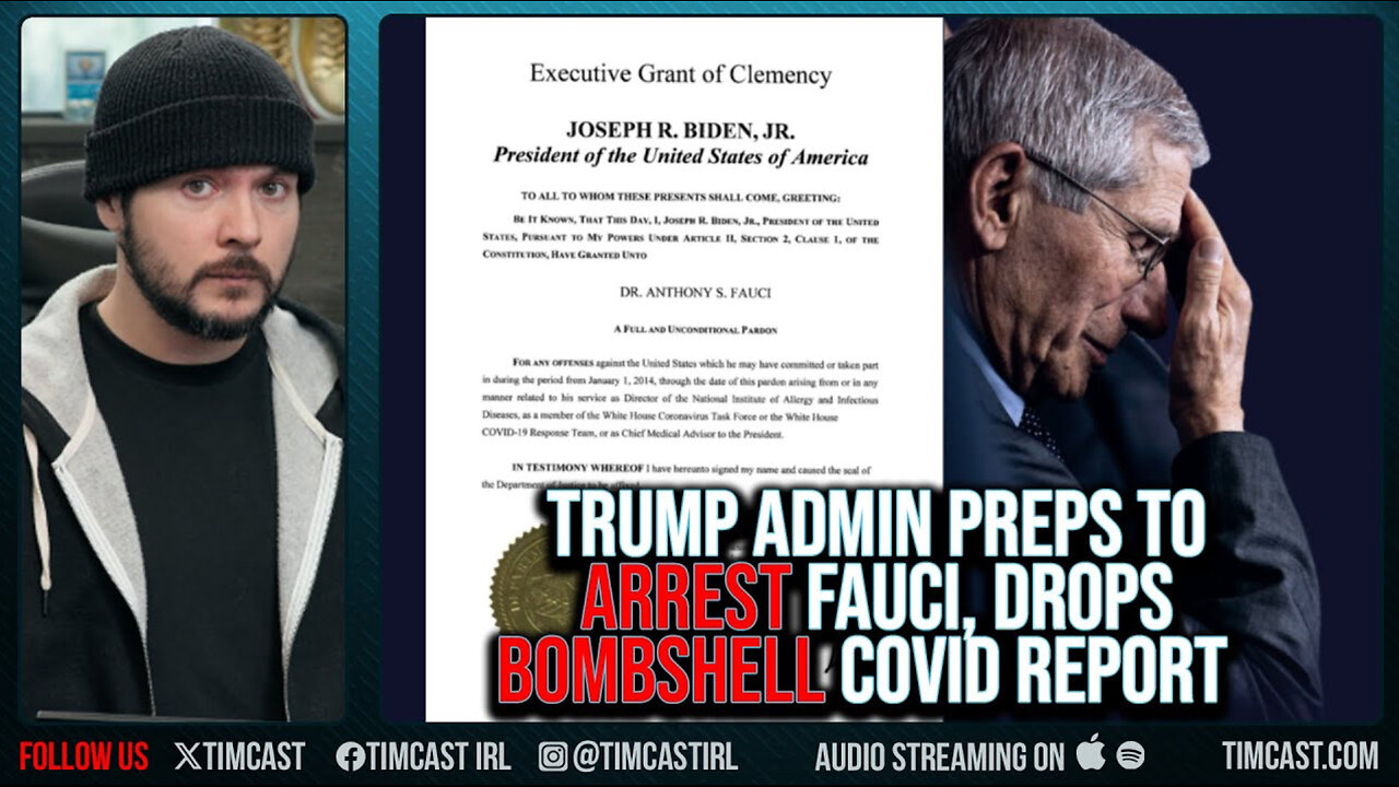 Trump Admin Preps TO ARREST FAUCI With BOMBSHELL Covid Report
