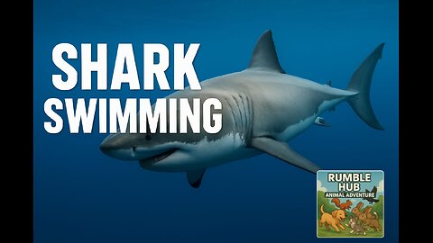 Shark swimming in the sea.. 😱