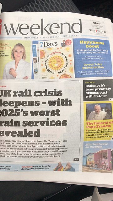 UK newspaper 26/04/2025 : tv program about grooming gangs