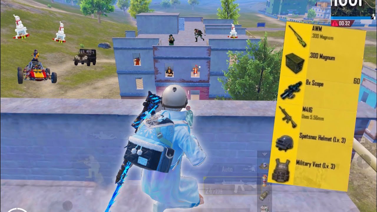 Wow😱REALLY MY BEST SNIPER AWM+M416 GAMEPLAY in APARTMENTS🔥PUBG Mobile