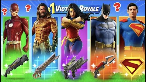 The *RANDOM* JUSTICE LEAGUE BOSS Challenge! (Fortnite)