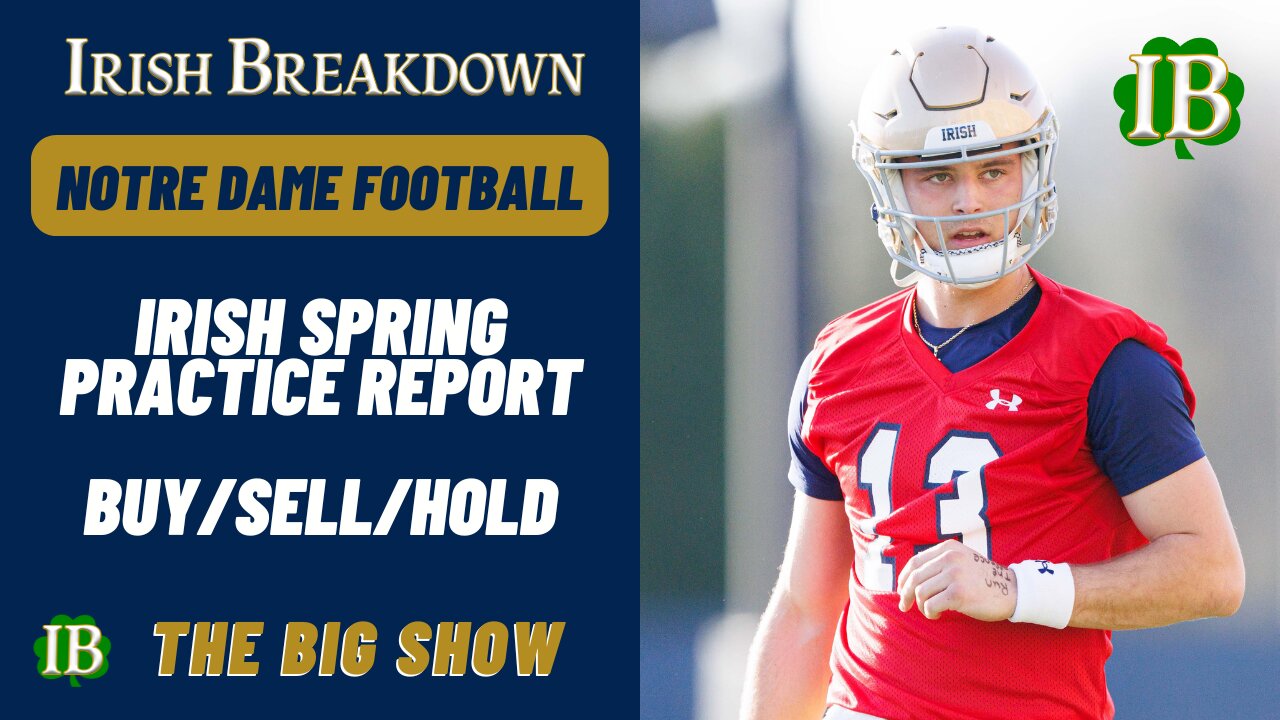 Notre Dame Practice Report - Buy/Sell/Hold