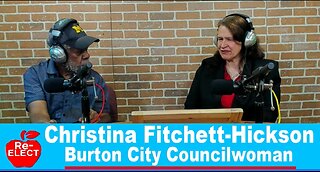 Christian Fitchett- Hickson , Candidate for Burton City Council Talks with George Moss
