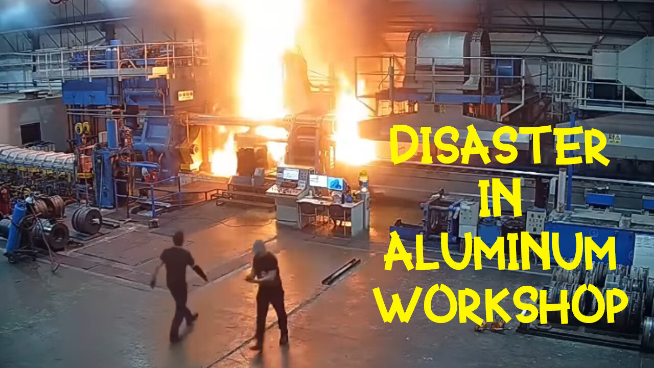Disaster in the aluminum smelting shop, EVERYTHING BURNED IN SECONDS!!!