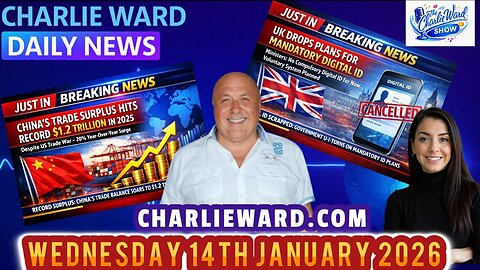 CHARLIE WARD DAILY NEWS WITH CHARLIE WARD & DREW DEMI - WED 14TH JANUARY 2026