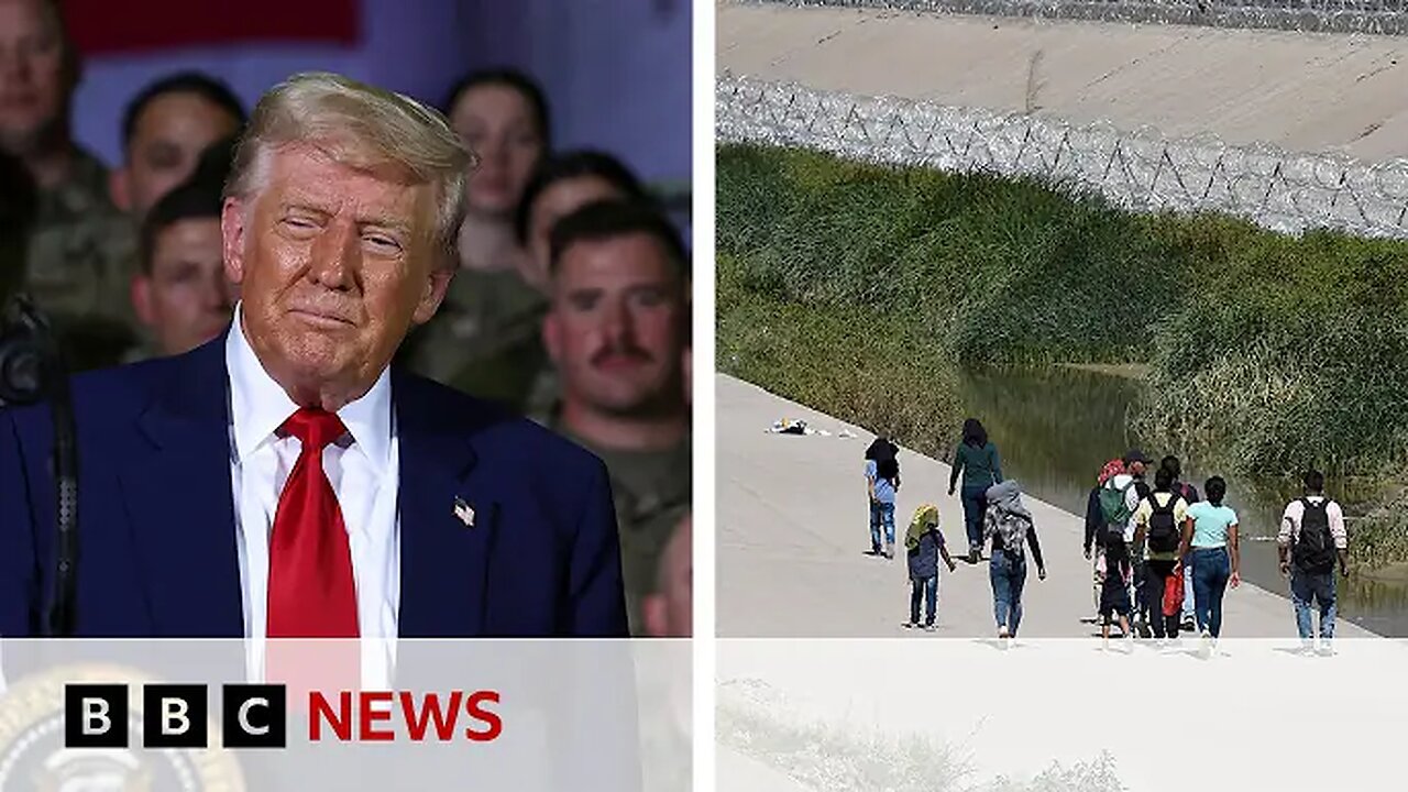 Riding with US border patrol for a closer look at Trump’s immigration policies | BBC News