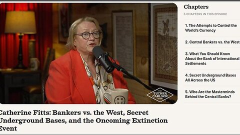 "Unveiling Secrets: Catherine Fitts on Bankers' Battle, Underground Bases & Potential Extinction"
