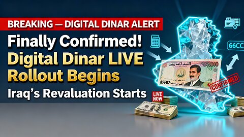 Finally Confirmed! Digital Iraqi Dinar LIVE Rollout Begins Iraq’s Revaluation Starts 💥 IQD News 2026