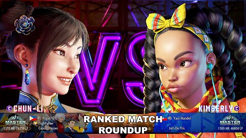 Kuya Kalbo SF6 Ranked Match Roundup. Chun Li Master Rank [Hori Fight Stick]