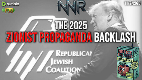 🔴2025 ZIONIST PROPAGANDA BACKLASH