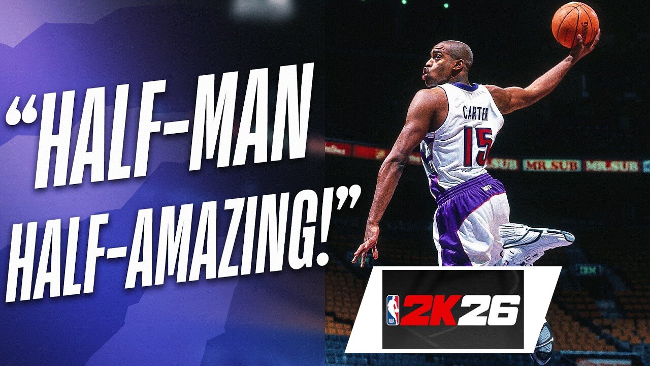 Vince Carter Realistic Gameplay Highlights NBA 2K26 – VINSANITY is BACK in FULL FORCE