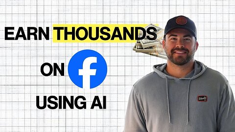 Make THOUSANDS Per Month on Facebook Using AI