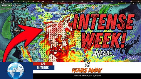 ⚠️ Severe Storms Ahead: Hail & Wind Threat...June 16-20 Outlook!