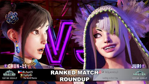 Kuya Kalbo SF6 Ranked Match Roundup. Chun Li Master Rank [Hori Fight Stick]