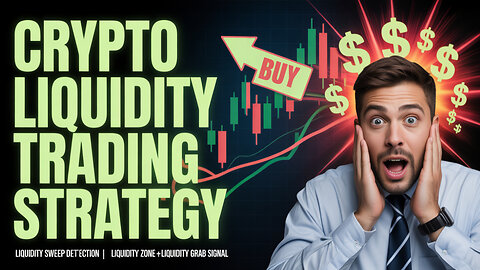 Crypto Liquidity Trading Strategy | Liquidity Sweep Detection | Liquidity Zone+Liquidity Grab Signal