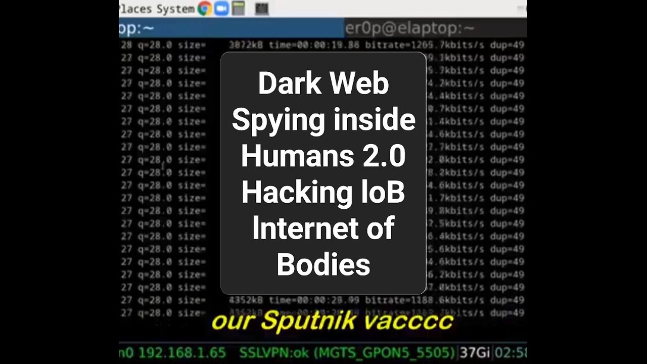 ⚠️ Spying & Hacking Sputnik "Vaccinateds" on Dark Web
