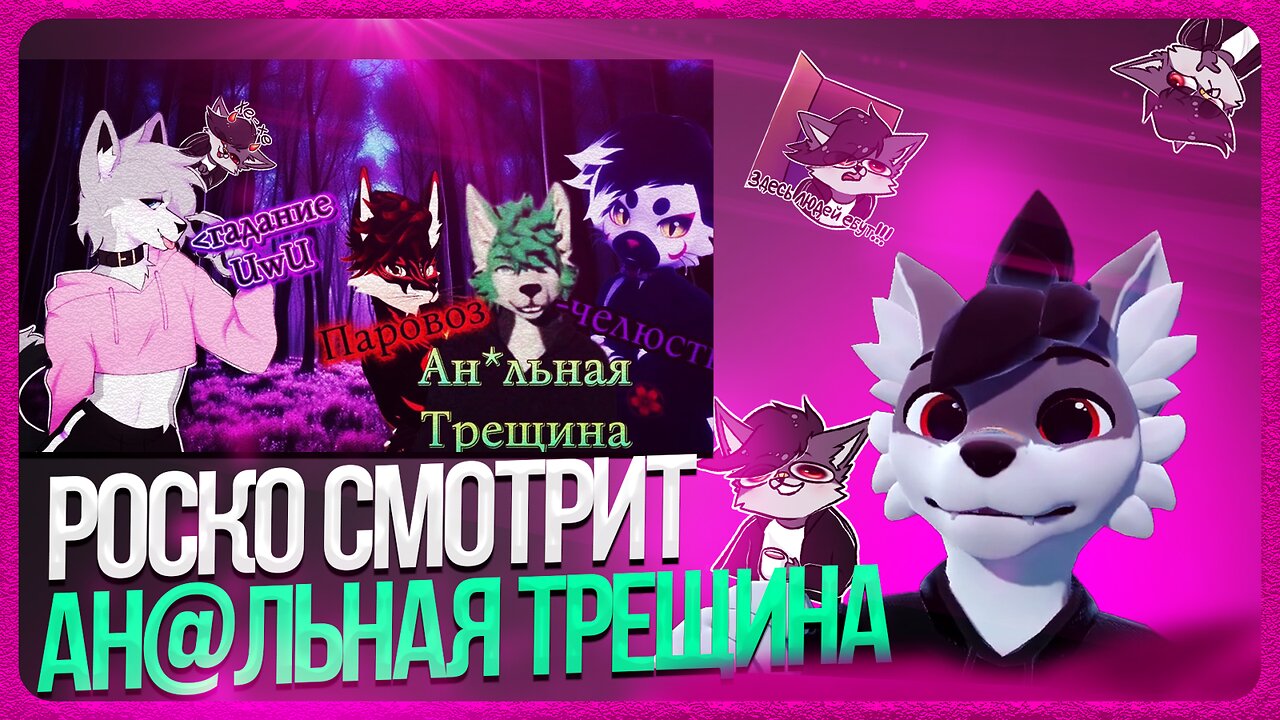 🐺 Роско смотрит VOOLZE - Гадаю фурри тиктокерам DVEN Red Remon Jindy