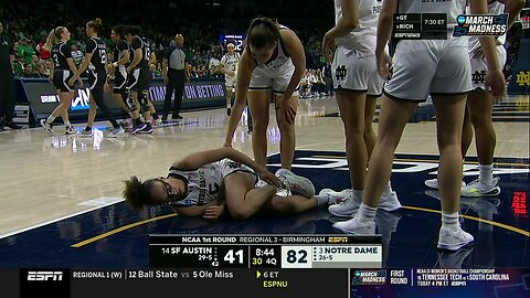 🤕 ANKLE INJURY for LOTTERY PICK Olivia Miles in NCAA Tournament! Notre Dame Irish women's basketball