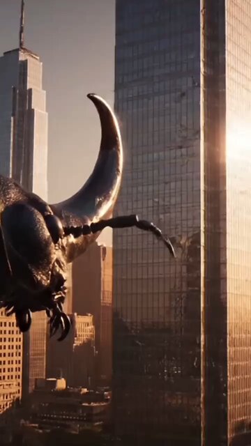 GIANT Beetle Takes on Man in EPIC