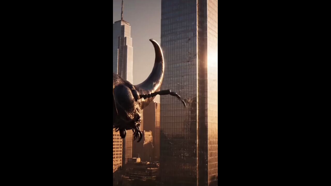 GIANT Beetle Takes on Man in EPIC