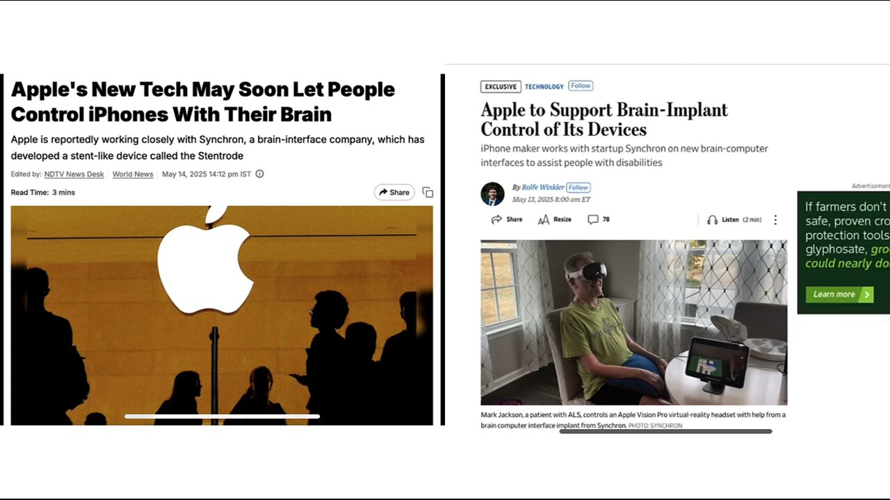 Apple to begin implanting Brain-Chips in Humans to connect them w/ their phones