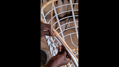 Rattan Binding On Armchair Frame:Advanced Pattern Weaving Techniques