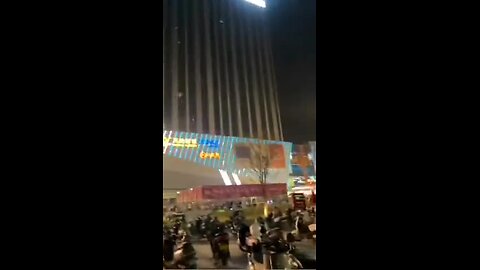 #China- Drones fall out of the sky after an apparent internet outage.