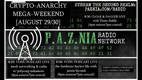 VONU PODCAST LIVE #236: Mesh Networking, Cashu, & MORE with Polycarp Nakamoto (LIVE/CALL IN)