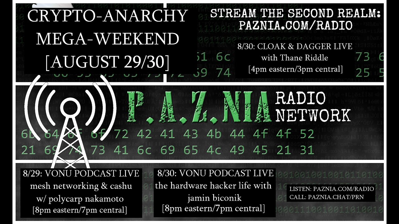 VONU PODCAST LIVE #236: Mesh Networking, Cashu, & MORE with Polycarp Nakamoto (LIVE/CALL IN)