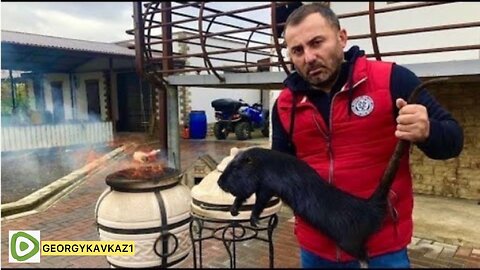 МЯСО в ТАНДЫРЕ!! ШАШЛЫК из нутрии в ТАНДЫРЕ.