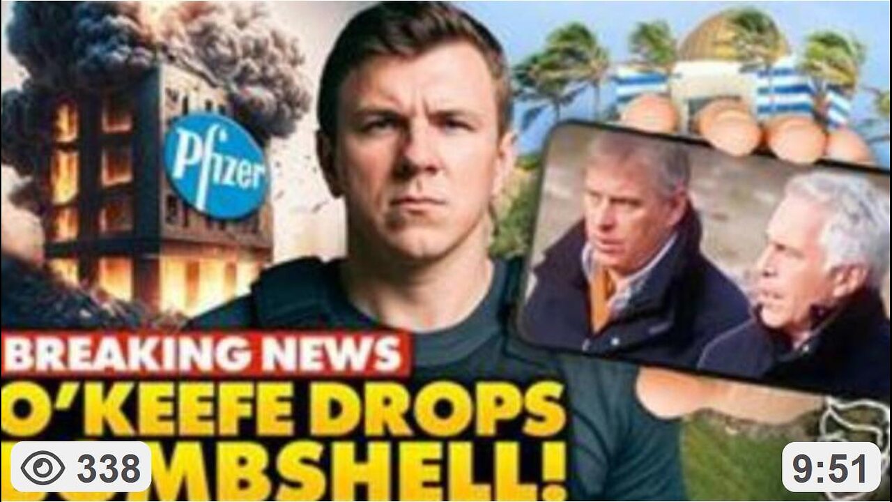JAMES O'KEEFE BREAKS SILENCE 💀 CAN'T KILL US ALL👁‍🗨 PREVIEWS BOMBSHELL RELEASE ON EPSTEIN FILES⁉ ~ with Benny Johnson (5/5/25)