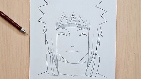 How to draw Minato from naruto | easy minato step-by-step | Tutorial