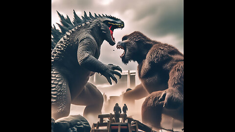 Godzilla and kingkong