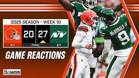 Browns x Jets: Game Reactions - Browns Reach New Levels of Embarrassing