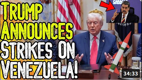 BREAKING: TRUMP ANNOUNCES STRIKES ON VENEZUELA! - Also Threatens Strikes On Mexico!