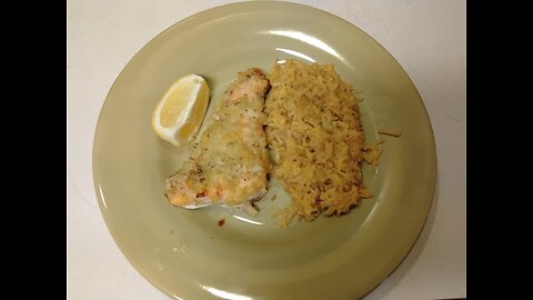Garlic Butter Salmon with A Lemon Kiss