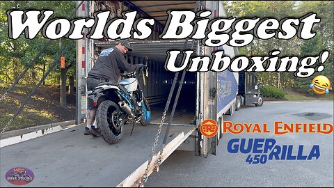 2026 Royal Enfield Guerrilla 450 — The World’s Biggest Unboxing!