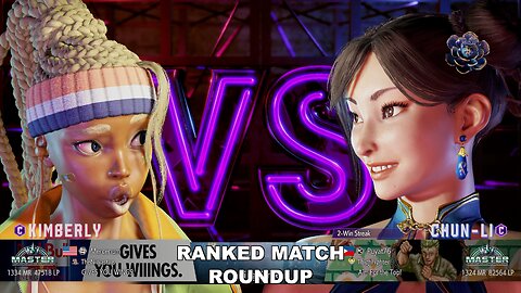 Kuya Kalbo SF6 Ranked Match Roundup. Chun Li Master Rank [Hori Fight Stick]