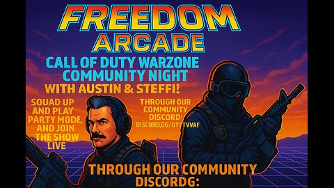 🎮 Freedom Arcade: Warzone & Party Game Night! MEMBERS ONLY🎉