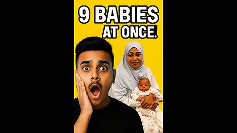 She Gave Birth to 9 Babies… At Once! 😱👶