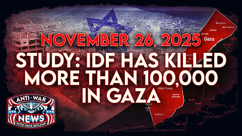 Study: IDF Has Killed More Than 100,000 in Gaza, US Flies More Bombers Near Venezuela, and More