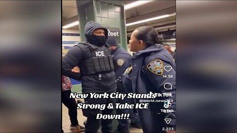 NYPD Enforce Legal Law On ICE Agents