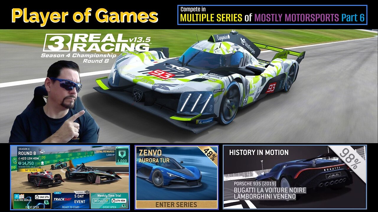 Player of Games: Real Racing 3 Update 13.5: Compete in MULTIPLE SERIES of MOSTLY MOTORSPORTS Part 6