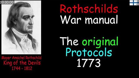 "Decoding Rothschild's 1773 War Manual: Unmasking the Original Protocols"