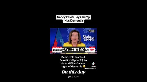 FLASHBACK: Pelosi covering for Biden & the Democrat party after the debate
